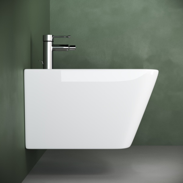 Биде подвесное Ceramica Nova Metric CN3008 фарфор, цвет белый