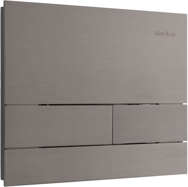 Кнопка смыва пневматическая Allen Brau Infinity Slim 9.20008.GR нержавеющая сталь цвет брашированный графит