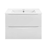 Тумба  подвесная Vincea Mia Slim VMC-2MC600S1GW 60 см  2 ящика цвет G.White 