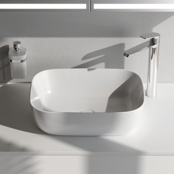 Раковина  прямоугольная Am.Pm Func M8FWCC10450WG фарфор цвет белый глянцевый