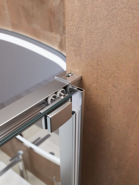 Душевой угол Cezares Lux LUX-AH-FS-1-70/80-C-CR прямоугольный 70x80 стекла прозрачные, профиль хром