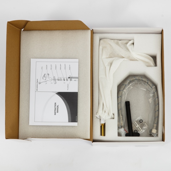 Смеситель для раковины Cezares Eco ECO-LC-BORO-W0 брашированное золото