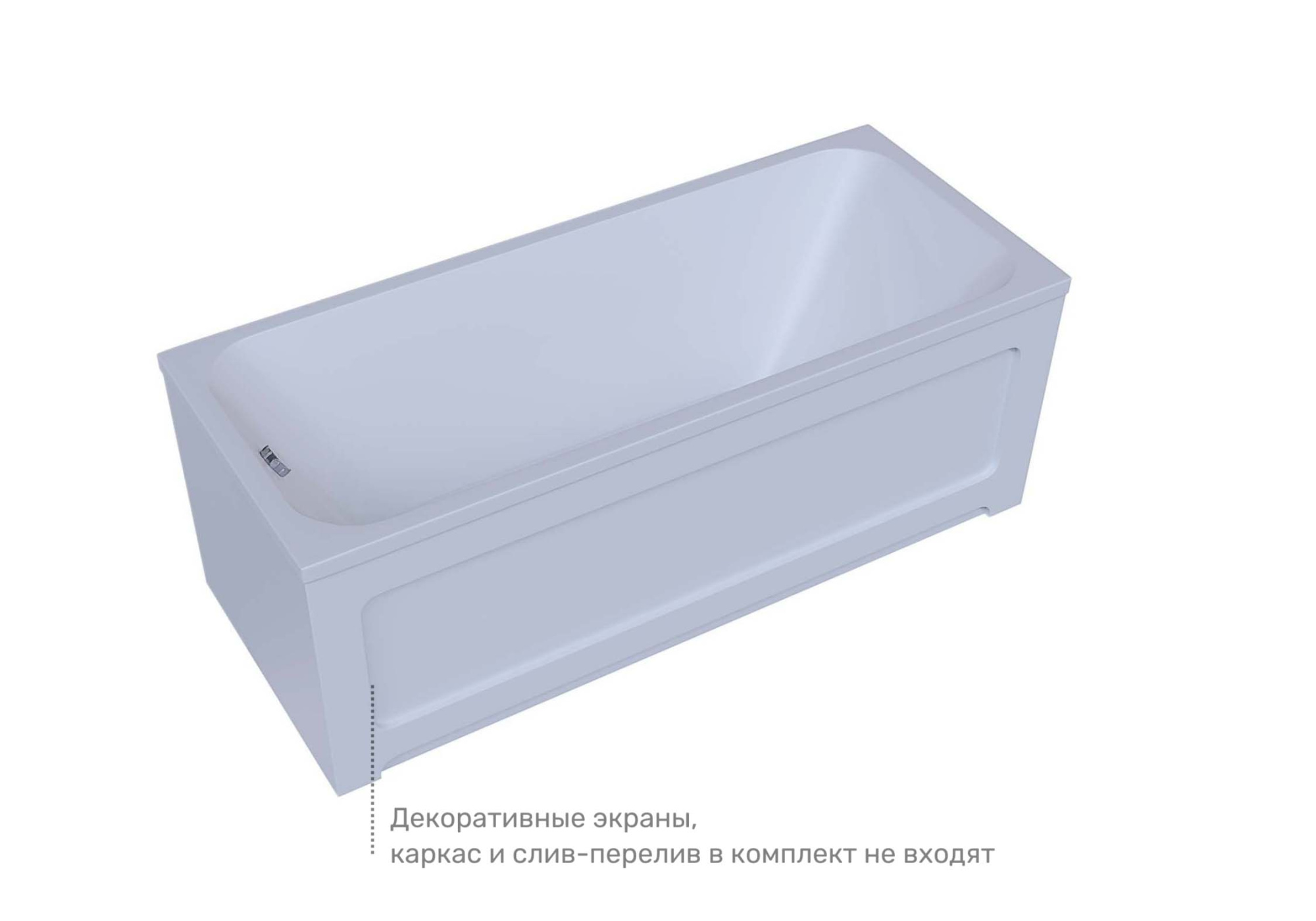 Акриловая ванна Акватек Мия MIY165-0000001 165x70