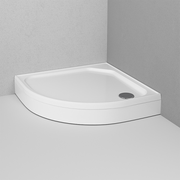 Душевой поддон низкий Am.Pm X-Joy W88T-205-090W64 четверть круга акрил 90x90 белый