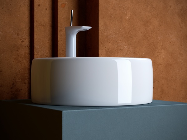 Раковина накладная круглая Ceramica Nova Element CN5027 фарфор цвет белый