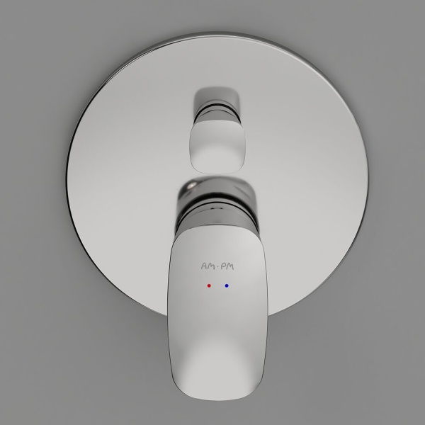 Смеситель для душа Am.Pm Spirit V2.1 F71A85000 встраиваемый в стену 
без термостата хром