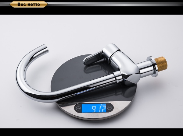 Смеситель для кухни D&K Rhein DA1392401 без подключения к фильтру хром