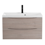 Тумба под раковину подвесная BelBagno Marino MARINO-900-2C-SO-RG-P 90 см  2 ящика цвет Rovere Grigio 