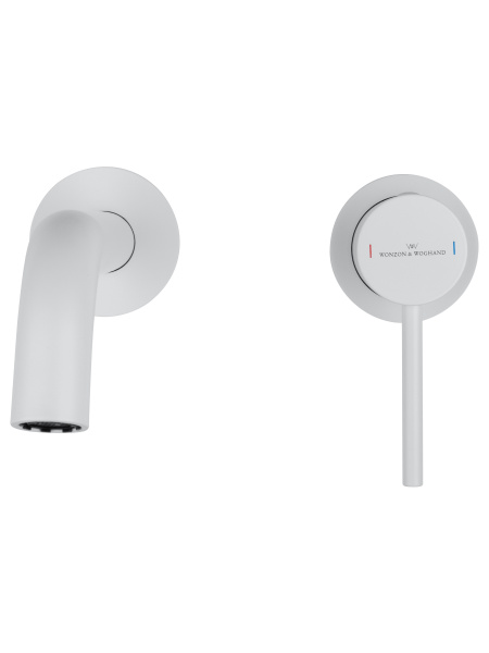 Смеситель для раковины Wonzon &amp; Woghand Stick WW-88869017-MW белый матовый