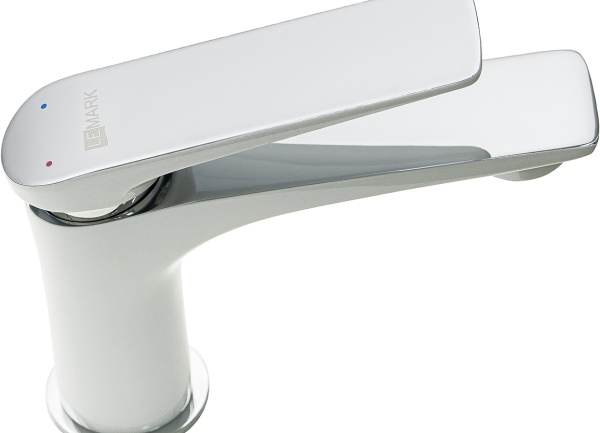 Смеситель для раковины Lemark Allegro LM5906CW хром/белый