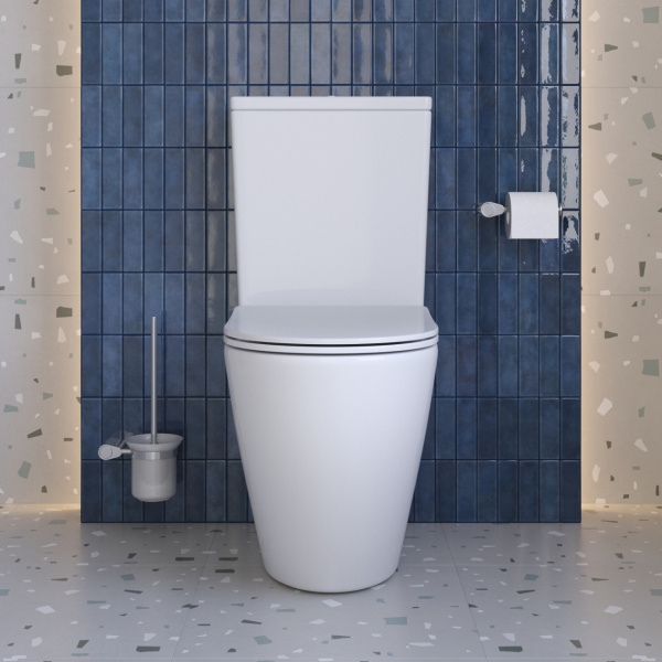 Унитаз напольный BelBagno Sfera-R  Tornado фаянс белый