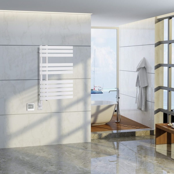 Полотенцесушитель электрический Boheme Venturo П11  50x80 721-MW белый матовый