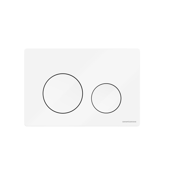Кнопка смыва Ceramica Nova Circle CN12-001W цвет белый