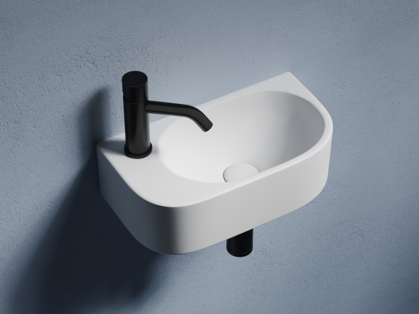 Раковина подвесная прямоугольная Ceramica Nova Element CN6066R фарфор цвет белый