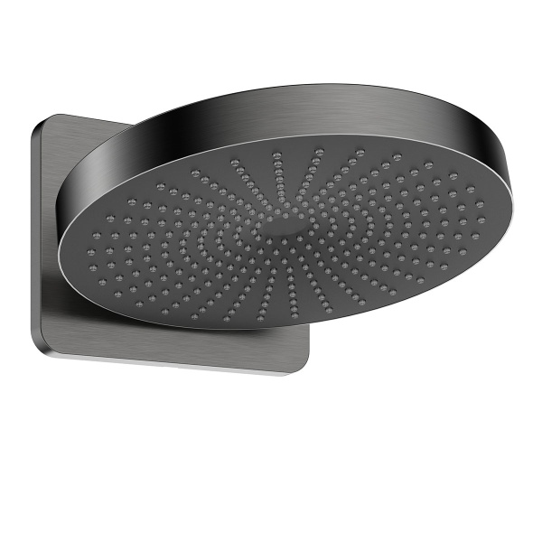 Душевая система со смесителем Vincea Inspire VSFW-422TI1GM монтаж встраиваемая в стену с термостатом вороненая сталь