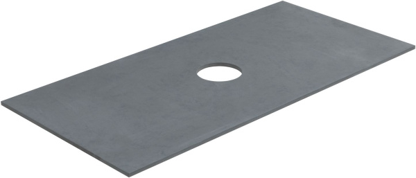 Столешница для ванной Allen Brau Liberty 1.33008.G 85.8 см керамогранит, цвет серый