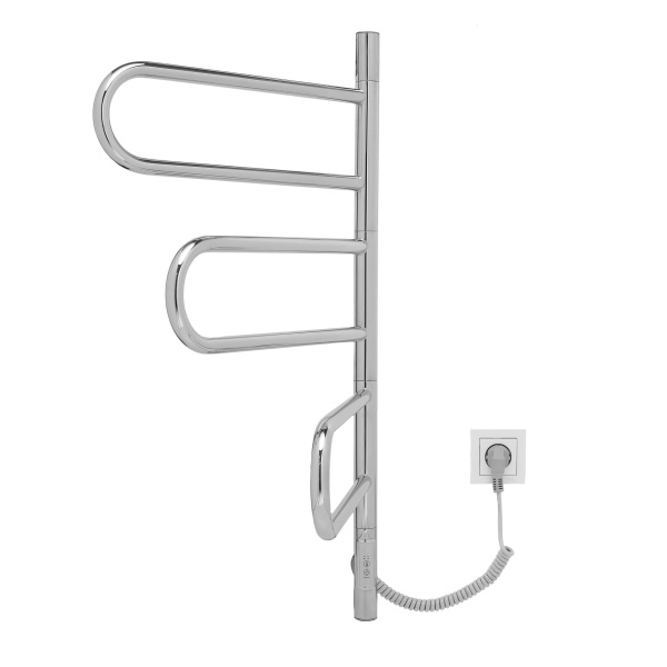 Полотенцесушитель электрический Vincea  П6  40x80 VTD-1R2CE хром