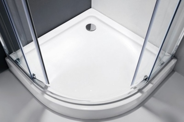 Душевой угол Cezares Molveno MOLVENO-R-2-80-C-Cr-IV четверть круга  стекла , профиль 