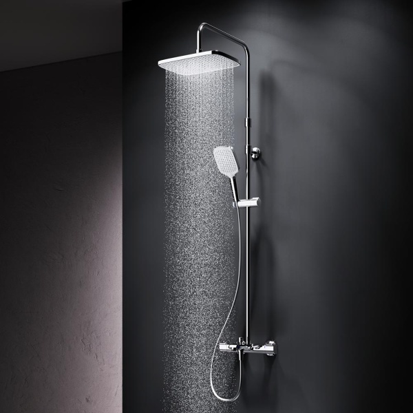 Душевая система со смесителем Am.Pm Func F078F500 монтаж настенная с термостатом хром