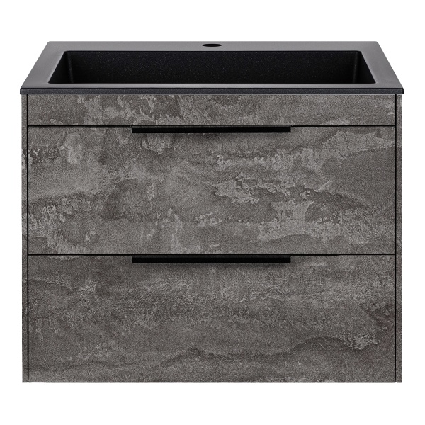 Тумба  подвесная Vincea Chiara 2D VMC-2C2600GS 60 см  2 ящика цвет G.Stone 