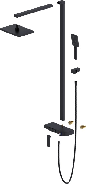 Душевая система со смесителем Timo Torne SX-4310/03 монтаж настенная без термостата черный