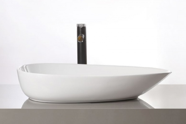 Раковина  овальная Abber Bequem AC2117 фаянс цвет белый