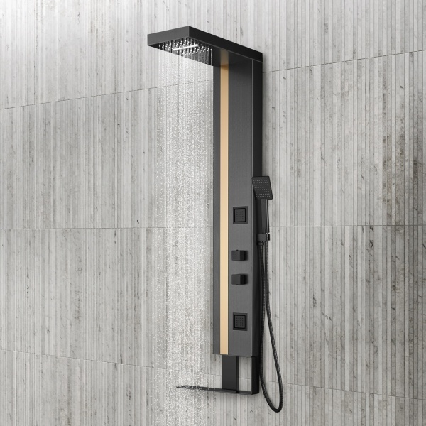 Душевая панель Black&White GR026