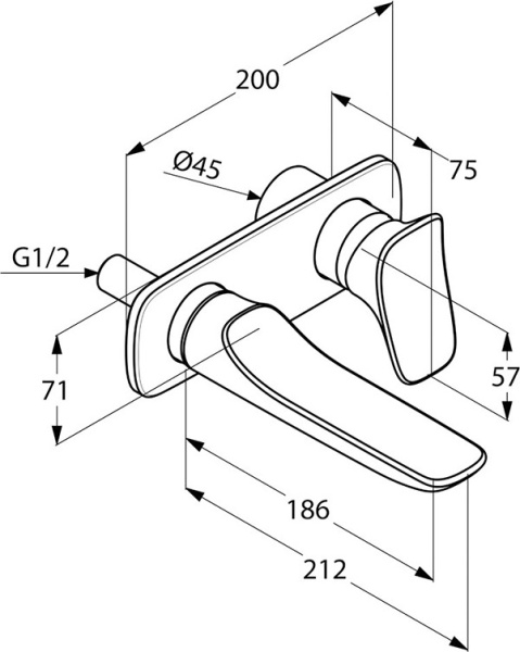 Смеситель для раковины Kludi Ambienta 532440575 хром