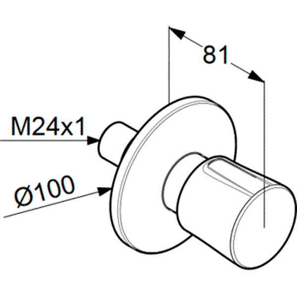 Душевая система со смесителем Kludi Bozz 386340576 монтаж встраиваемый в стену без термостата хром