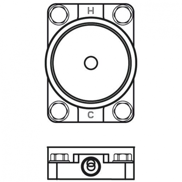 Встраиваемая часть смесителя Ideal Standard Built-in A6133NU  