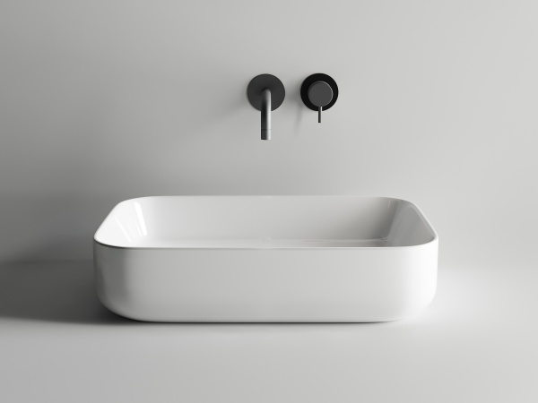 Раковина накладная прямоугольная Ceramica Nova Element CN5004 фарфор цвет белый