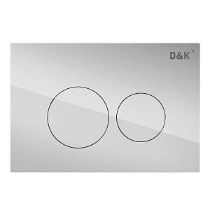Кнопка смыва механическая D&amp;K Bayern DB1529001.2 цвет хром