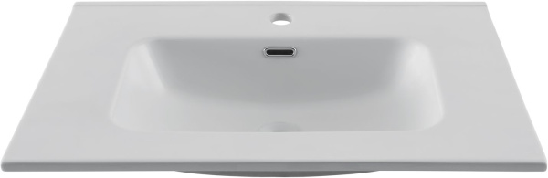 Раковина мебельная прямоугольная Aquanet Flat 00330430 керамика цвет белый матовый