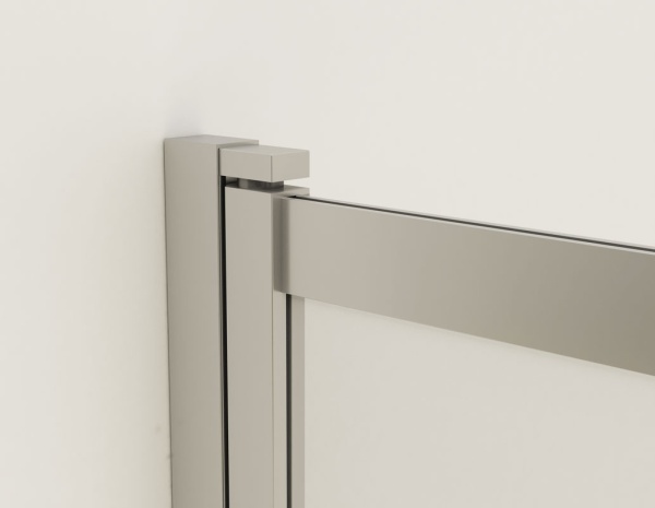 Шторка для ванны раздвижная  Vincea VSB-1E VSB-1E100CLGM 100 см, стекла прозрачные, профиль вороненая сталь