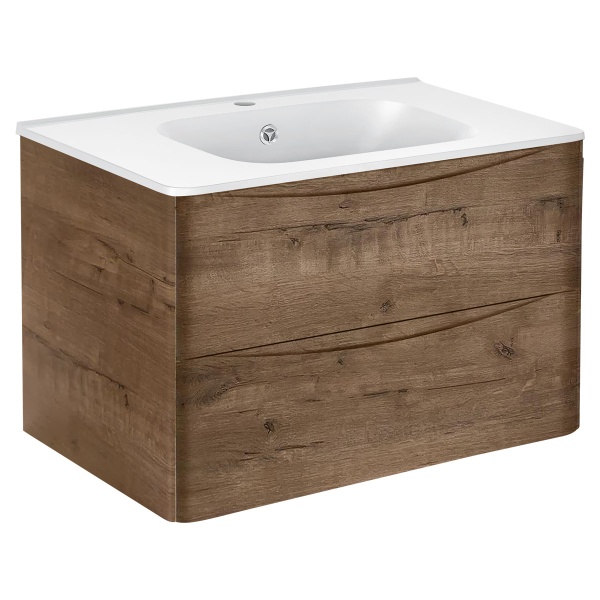 Тумба  подвесная Vincea Paola VMC-2P800VO 80 см  2 ящика цвет V.Oak 