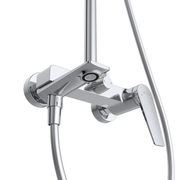 Душевая система со смесителем Cezares Liner LINER-CVD-01 монтаж настенная без термостата хром