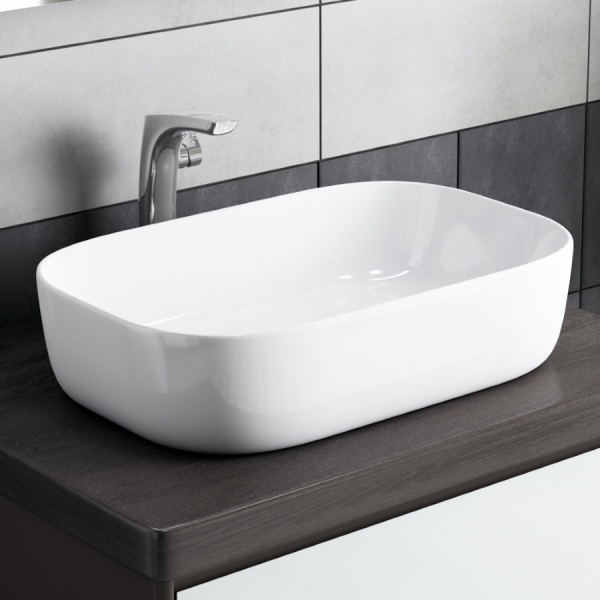 Раковина Maretti Florenza FL13NS66-844 накладная цвет белый