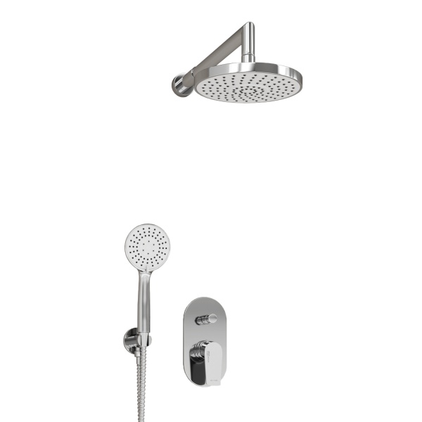 Душевая система со смесителем Wasserkraft  A16629 монтаж встраиваемая в стену без термостата хром