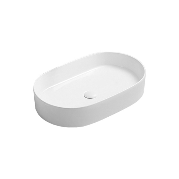 Раковина накладная овальная Vincea  VBS-50760 фарфор цвет белый