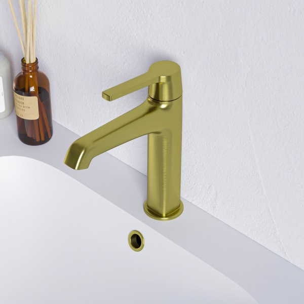 Смеситель для раковины RGW  511405301-06 золото