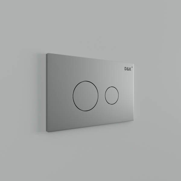Кнопка смыва механическая D&amp;K Venice DB1029002 цвет матовый хром