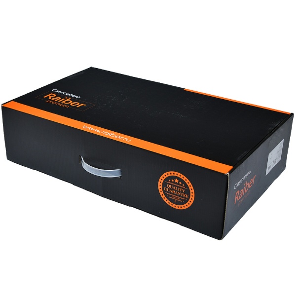 Душевая система со смесителем Raiber Graceful RPB-005 монтаж встраиваемая в стену без термостата черный матовый