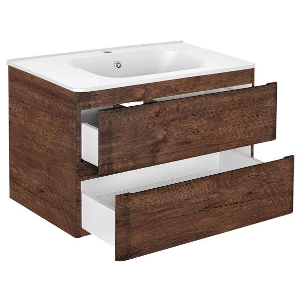 Тумба  подвесная Vincea Vico VMC-2V800RW 80 см  2 ящика цвет R.Wood 