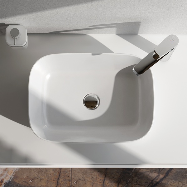 Раковина  прямоугольная Am.Pm Func M8FWCC10450WG фарфор цвет белый глянцевый