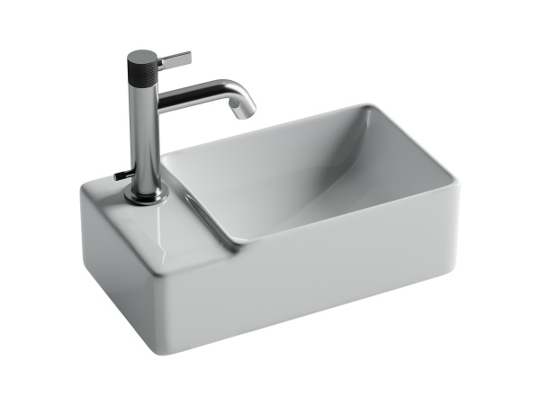 Раковина подвесная прямоугольная Ceramica Nova Element CN5046 фарфор цвет белый