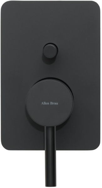 Смеситель для душа на 2 выхода Allen Brau Priority 5.31011-31 встраиваемый в стену 
без термостата черный матовый