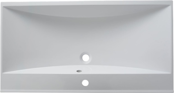 Раковина накладная прямоугольная Aquanet Нота 284114 960 цвет белый