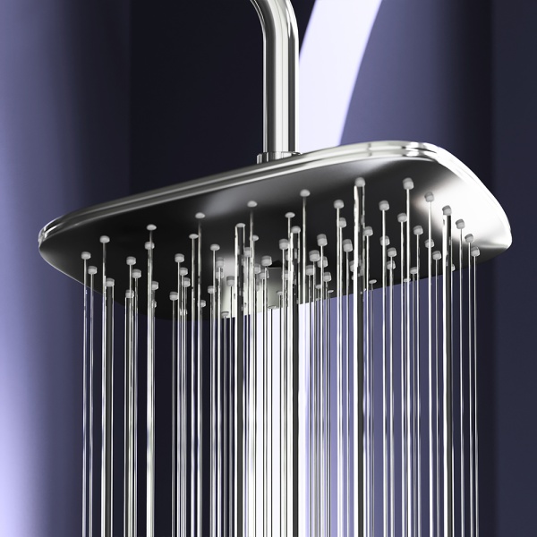 Душевая система со смесителем Damixa Option DX218092000 монтаж настенная с термостатом хром