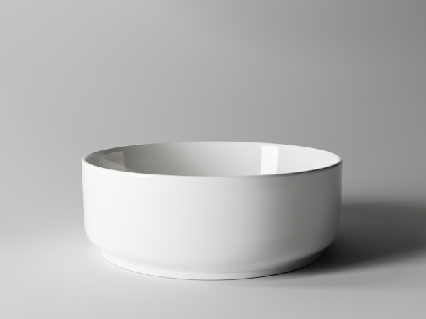 Раковина накладная круглая Ceramica Nova Element CN5001 фарфор цвет белый