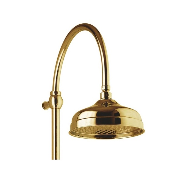 Душевая система со смесителем Webert Ottocento OT721208010 монтаж настенная без термостата золото